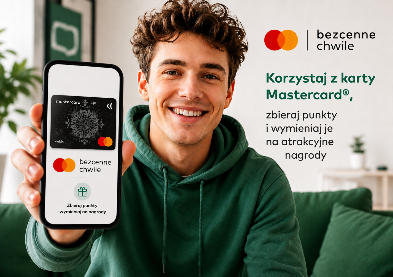 Karta Mastercard Debit objęta możliwością udziału w programie Bezcenne Chwile